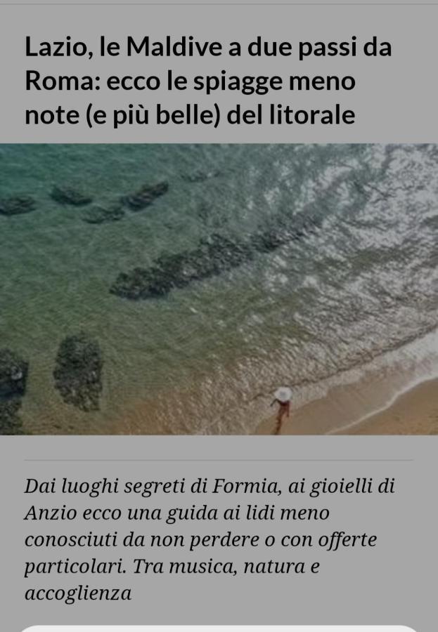 Villa Rimini - Seaview & Roman Holidays Apartments - Garden&Beach 300Mt 安齐奥 外观 照片